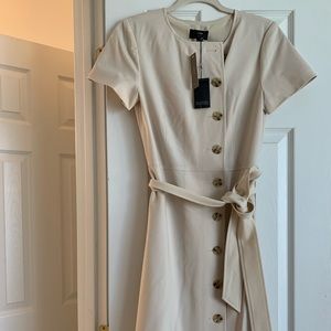 J Crew Trench dress in Italian stretch wool 6 NWT